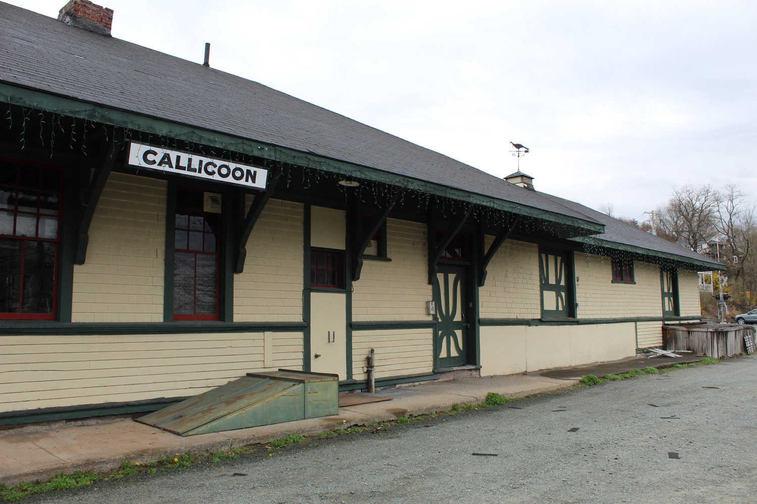 The Callicoon train station hasn’t changed much on the outside. But inside, transformation is ongoing...